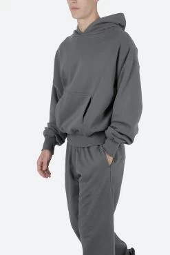 Double Layer Hoodie - Charcoal Grey -clothing Double Layer Hoodie Charcoal Grey 8