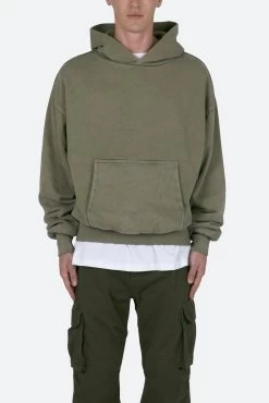Double Layer Hoodie - Vintage Olive