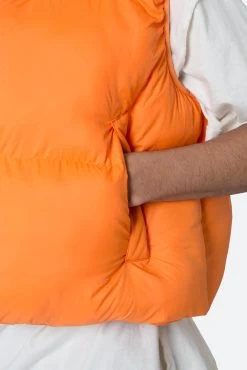 EZ Puffer Vest - Orange -clothing EZ Puffer Vest Orange 8