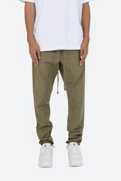 Every Day Nylon Pants - Olive