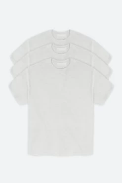 Every Day Tee 3 Pack - Grey -clothing Every Day Tee 3 Pack Grey 3