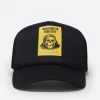 Fear City Trucker Cap - Black/Yellow -clothing Fear City Trucker Cap BlackYellow