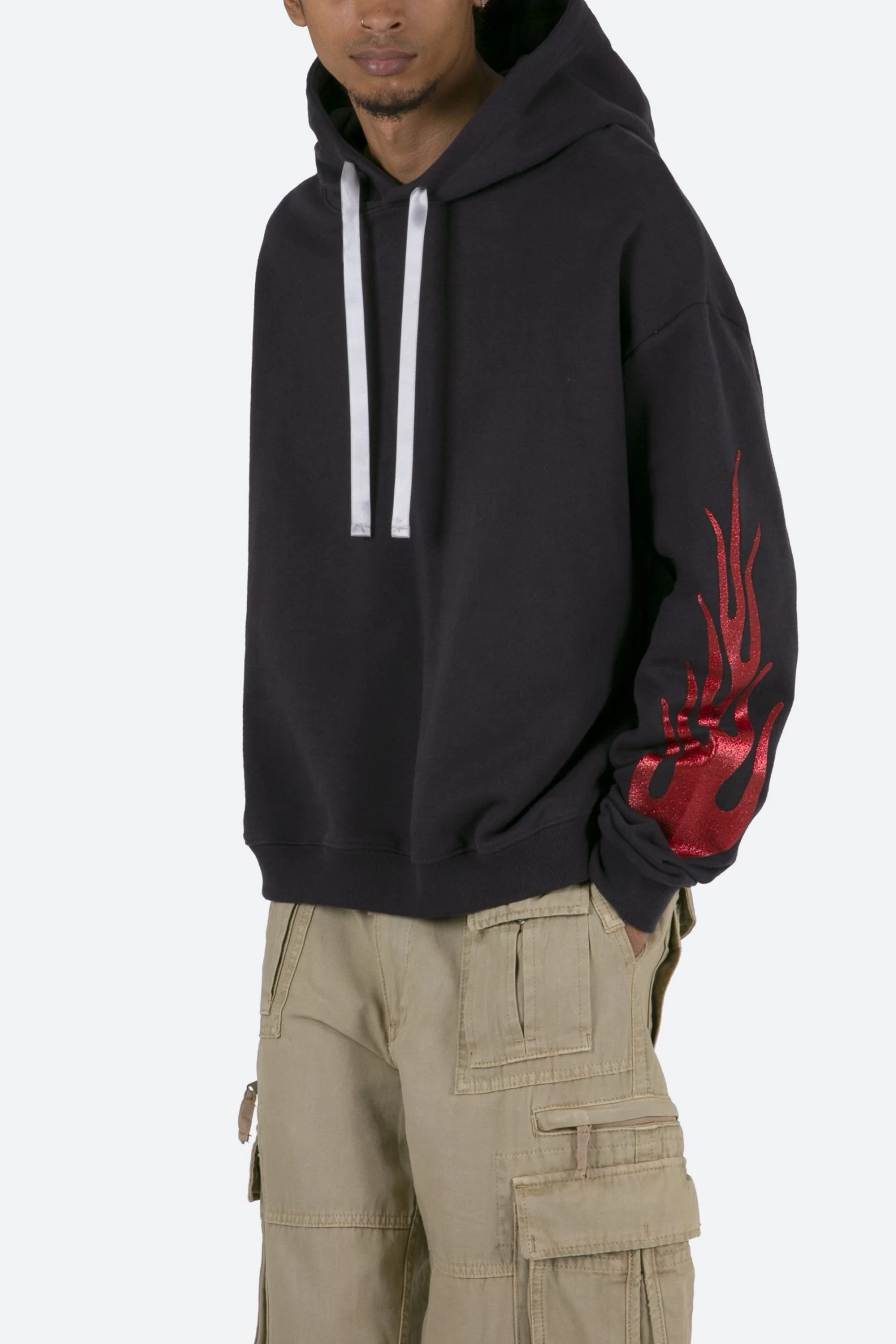 Flame Hoodie - Black 4 Flame Hoodie - Black - Image 2