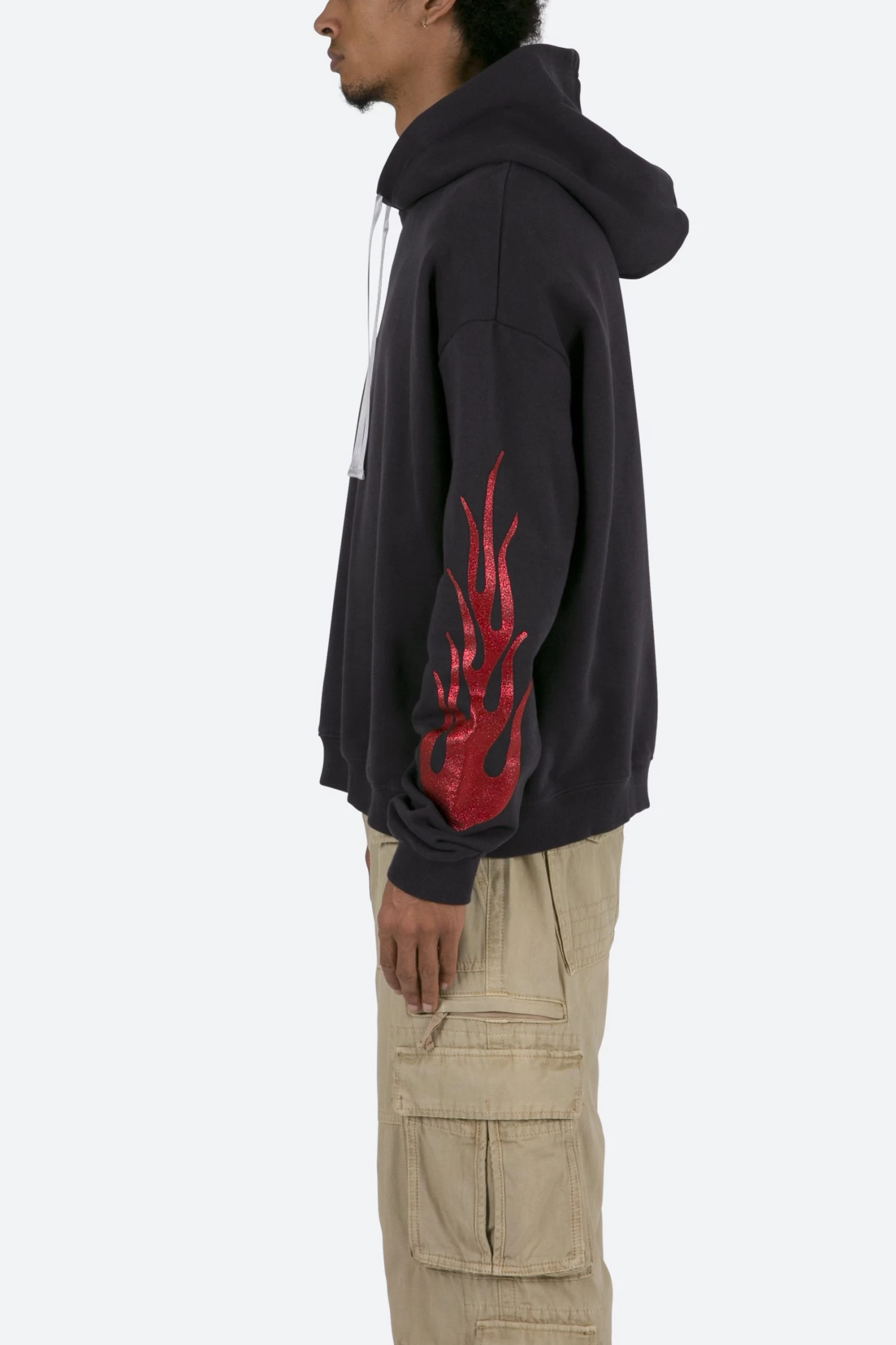 Flame Hoodie - Black 9 Flame Hoodie - Black - Image 7