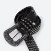 Flathead Metal Studded Belt - Black -clothing Flathead Metal Studded Belt Black