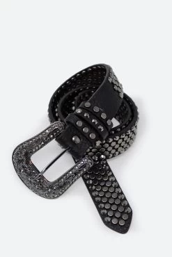 Flathead Metal Studded Belt - Black -clothing Flathead Metal Studded Belt Black 4