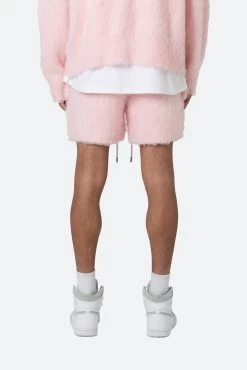Fuzzy Sweatshorts - Pink 14 Fuzzy Sweatshorts - Pink -clothing Fuzzy Sweatshorts Pink 5