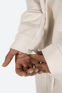 Geo Paneled Hoodie - Off White -clothing Geo Paneled Hoodie Off White 9