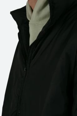 Half Zip Pullover Puffer - Black -clothing Half Zip Pullover Puffer Black 8