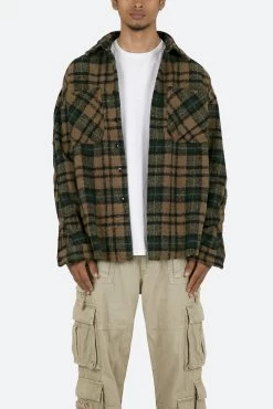 Heavyweight Woven Flannel - Green/Black