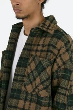 Heavyweight Woven Flannel - Green/Black 13 Heavyweight Woven Flannel - Green/Black -clothing Heavyweight Woven Flannel GreenBlack 4