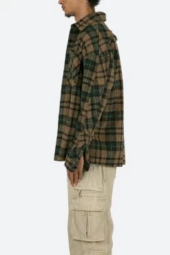 Heavyweight Woven Flannel - Green/Black 16 Heavyweight Woven Flannel - Green/Black -clothing Heavyweight Woven Flannel GreenBlack 7