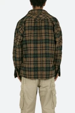 Heavyweight Woven Flannel - Green/Black 17 Heavyweight Woven Flannel - Green/Black -clothing Heavyweight Woven Flannel GreenBlack 8