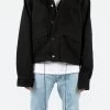 Hooded Denim Jacket - Black -clothing Hooded Denim Jacket Black ffc7053a d188 49e2 b2bc 0fcfcd8083a9