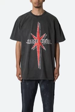 Inner Saint Tee - Washed Black -clothing Inner Saint Tee Washed Black 3