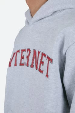 Internet University Hoodie - Light Grey -clothing Internet University Hoodie Light Grey 8