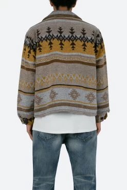Jacquard Desert Jacket - Multi -clothing Jacquard Desert Jacket Multi 5