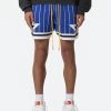 Knit Basketball Shorts - Blue/White -clothing Knit Basketball Shorts BlueWhite
