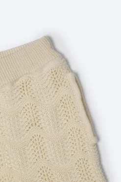 Knitted Wave Shorts - Cream -clothing Knitted Wave Shorts Cream 5 eb6165ab a831 4ffc a4b9 f0a720108f9a