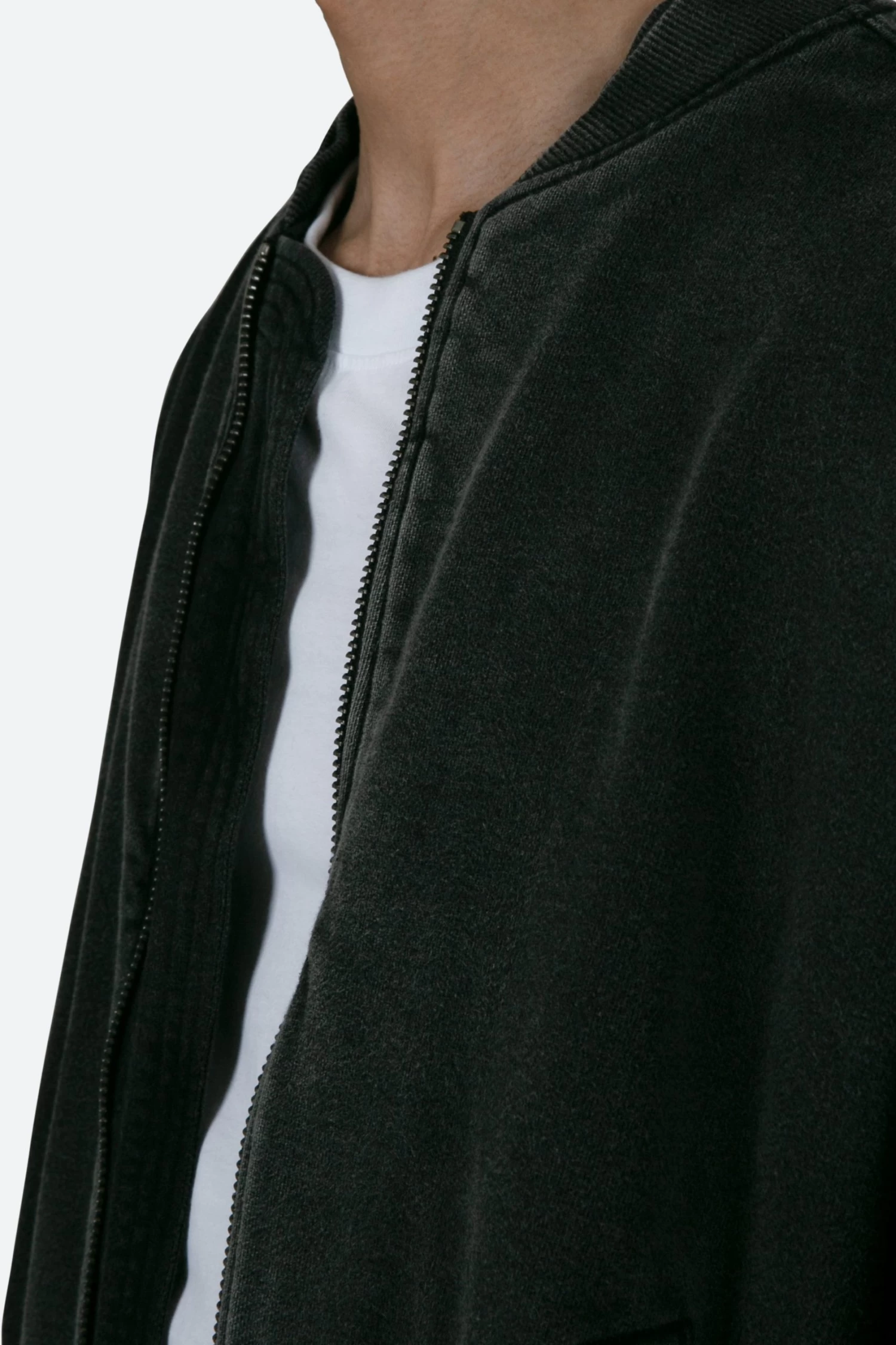 Layered Bomber Jacket - Black 9 Layered Bomber Jacket - Black - Image 7