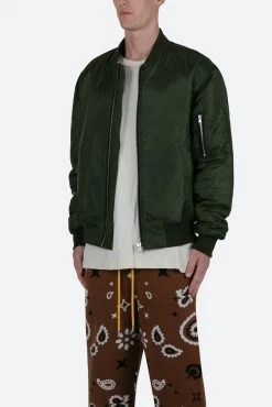 Lightweight Bomber Jacket - Olive 14 Lightweight Bomber Jacket - Olive -clothing Lightweight Bomber Jacket Olive 4
