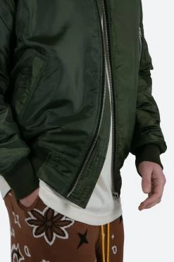 Lightweight Bomber Jacket - Olive 19 Lightweight Bomber Jacket - Olive -clothing Lightweight Bomber Jacket Olive 9