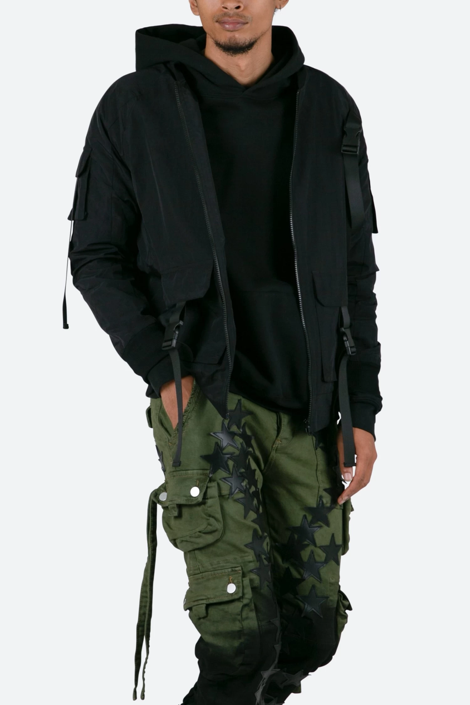 Lightweight Utility Jacket - Black 4 Lightweight Utility Jacket - Black - Image 2