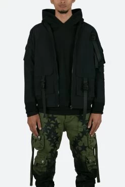 Lightweight Utility Jacket - Black