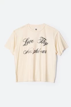 Love Thy Neighbor Tee - Vintage White -clothing Love Thy Neighbor Tee Vintage White 3 58c18011 65fb 4d42 9fd4 7784318fc6a0
