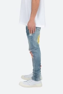 M360 Burst Slim Denim - Light Blue -clothing M360 Burst Slim Denim Light Blue 4