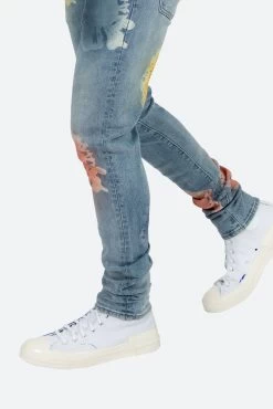 M360 Burst Slim Denim - Light Blue -clothing M360 Burst Slim Denim Light Blue 7