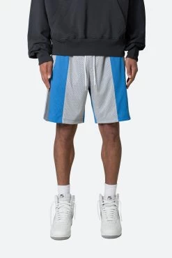 Mesh Paneled Shorts - Blue/Grey -clothing Mesh Paneled Shorts BlueGrey 4 079e7d6a 1dc7 4f73 b882 ad8c3cf40725