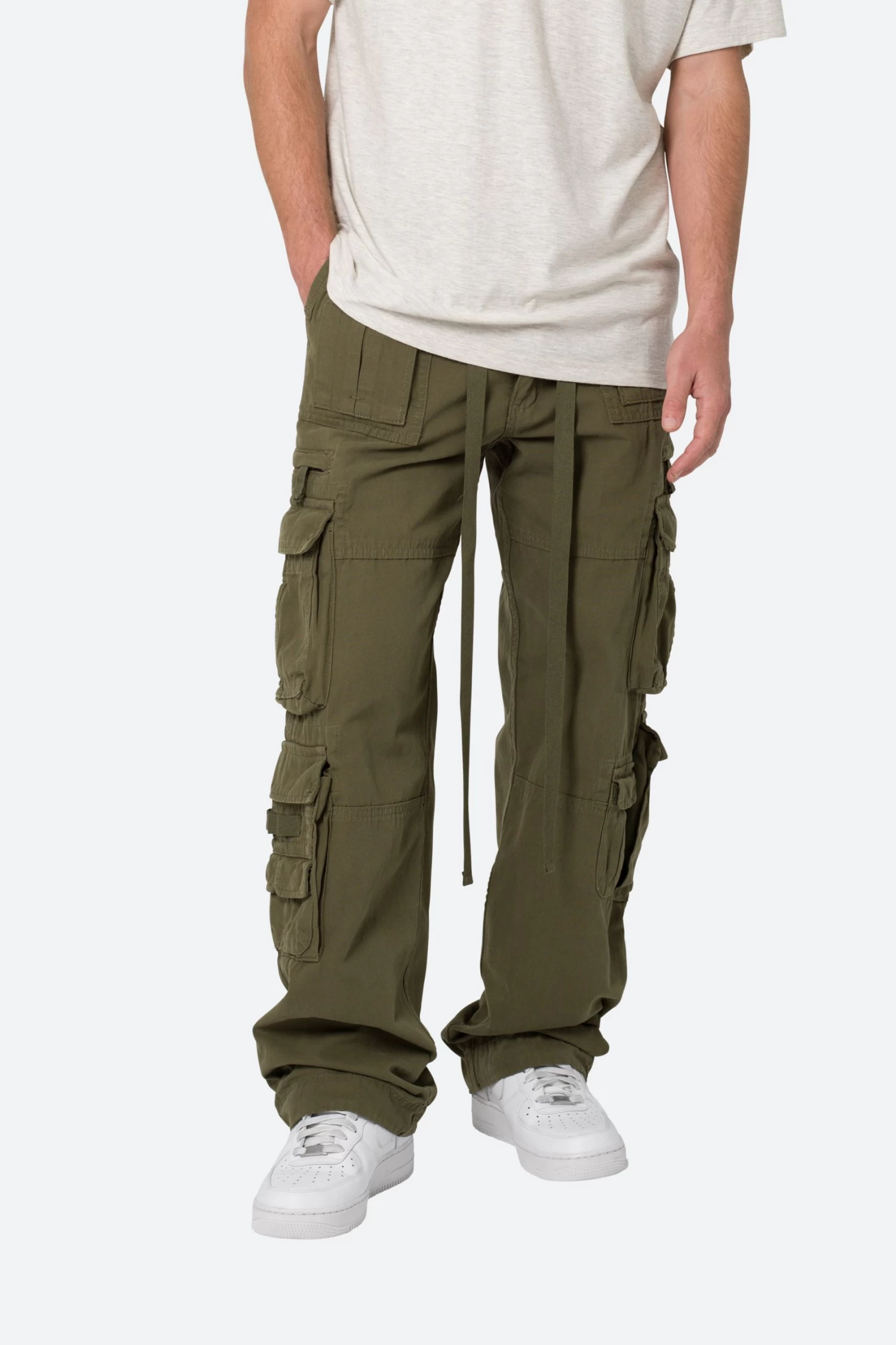 Military Cargo Pants - Olive 4 Military Cargo Pants - Olive - Image 2