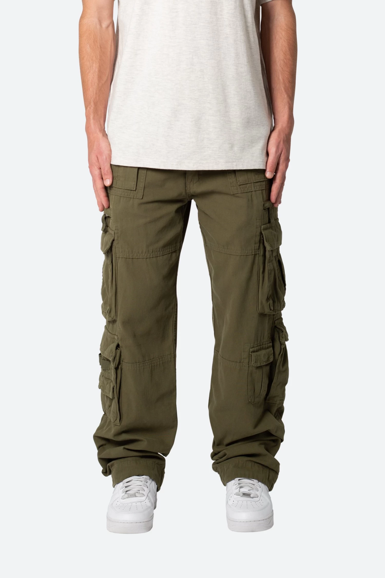 Military Cargo Pants - Olive 5 Military Cargo Pants - Olive - Image 3