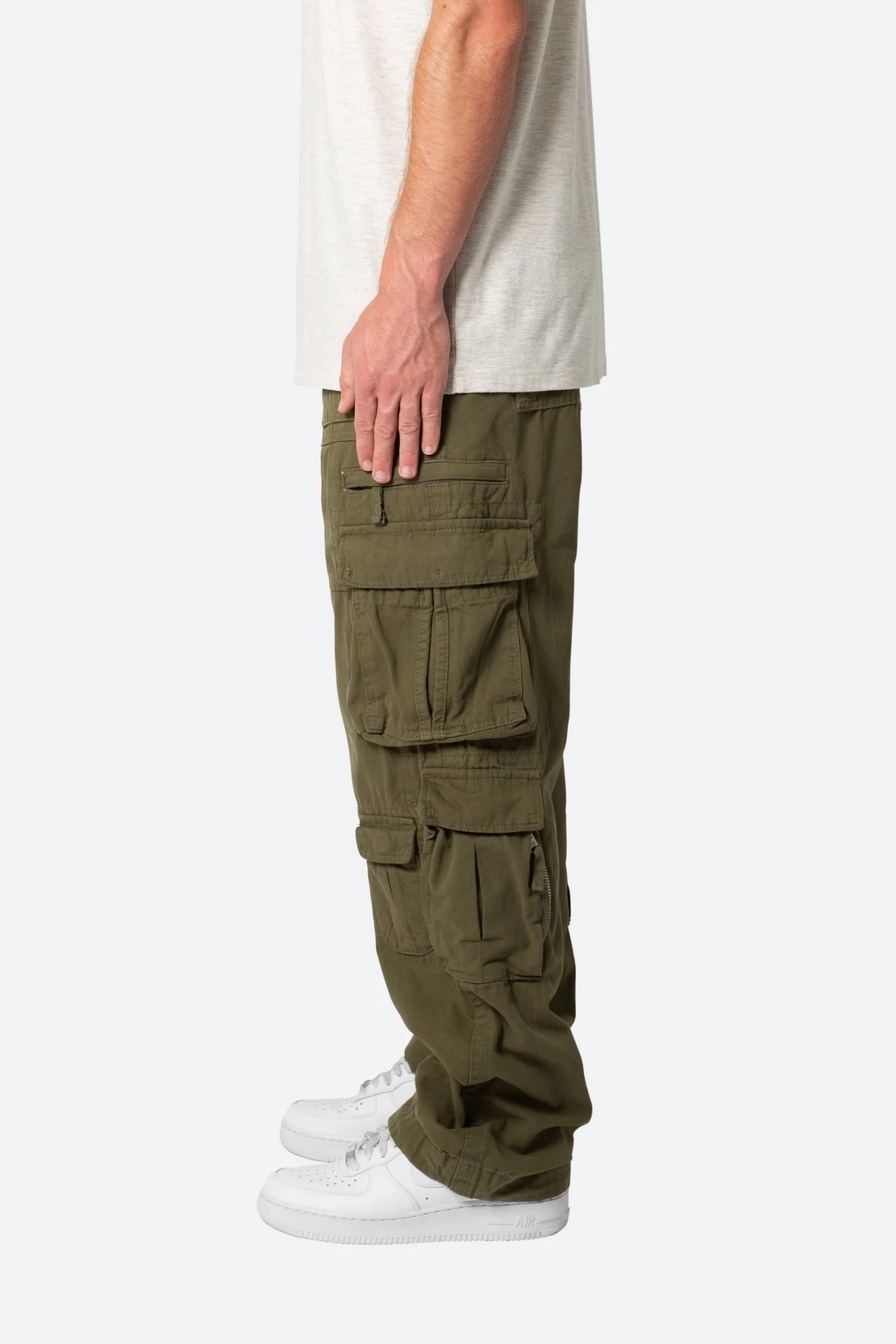 Military Cargo Pants - Olive 7 Military Cargo Pants - Olive - Image 5
