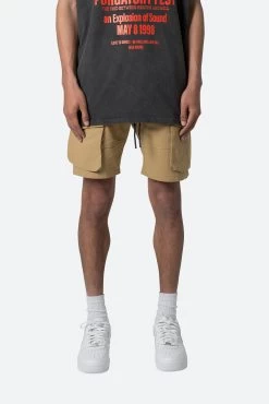 Military Cargo Shorts - Khaki 12 Military Cargo Shorts - Khaki -clothing Military Cargo Shorts Khaki 3