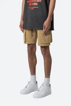 Military Cargo Shorts - Khaki 13 Military Cargo Shorts - Khaki -clothing Military Cargo Shorts Khaki 4