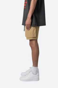 Military Cargo Shorts - Khaki 14 Military Cargo Shorts - Khaki -clothing Military Cargo Shorts Khaki 5