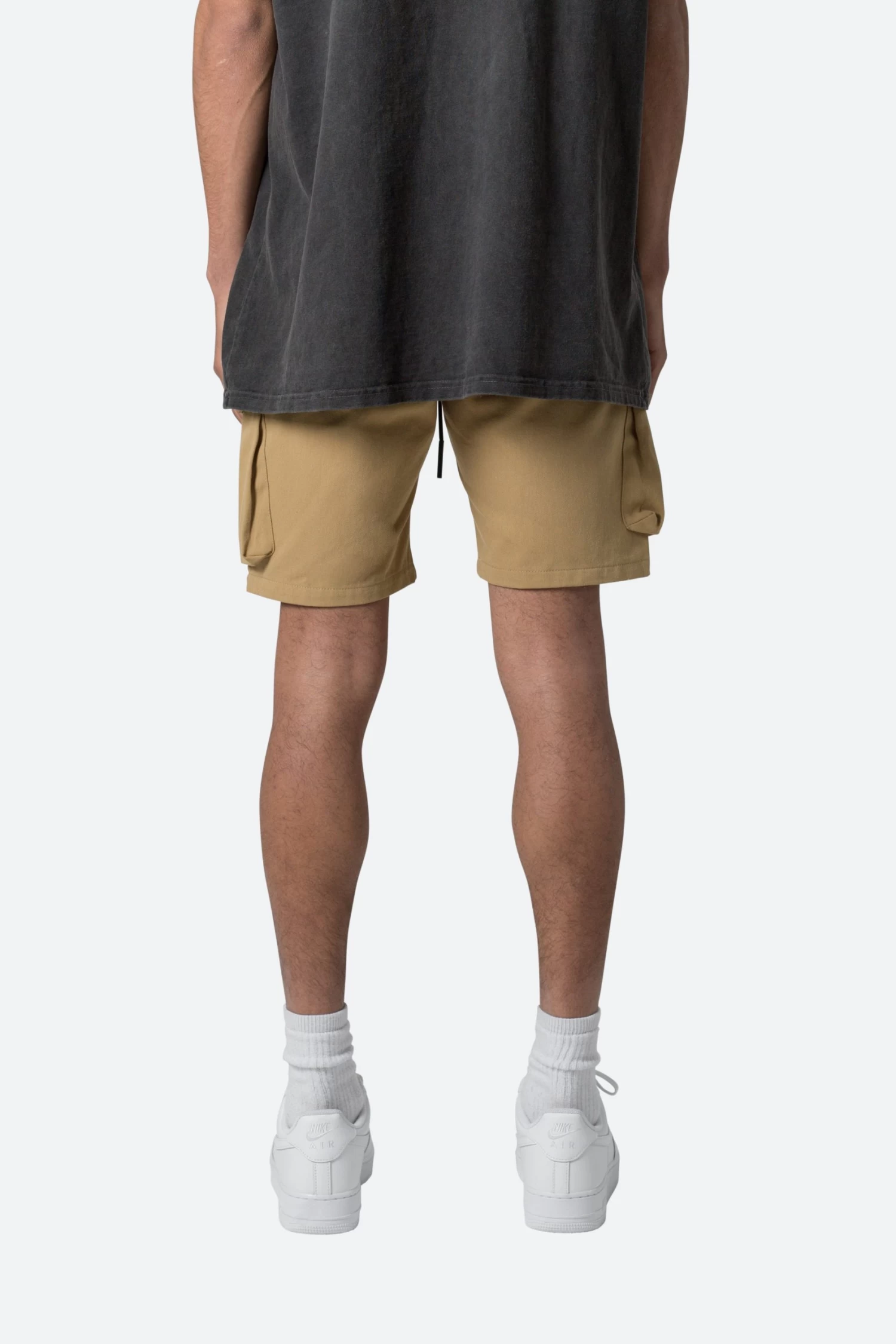 Military Cargo Shorts - Khaki 8 Military Cargo Shorts - Khaki - Image 6