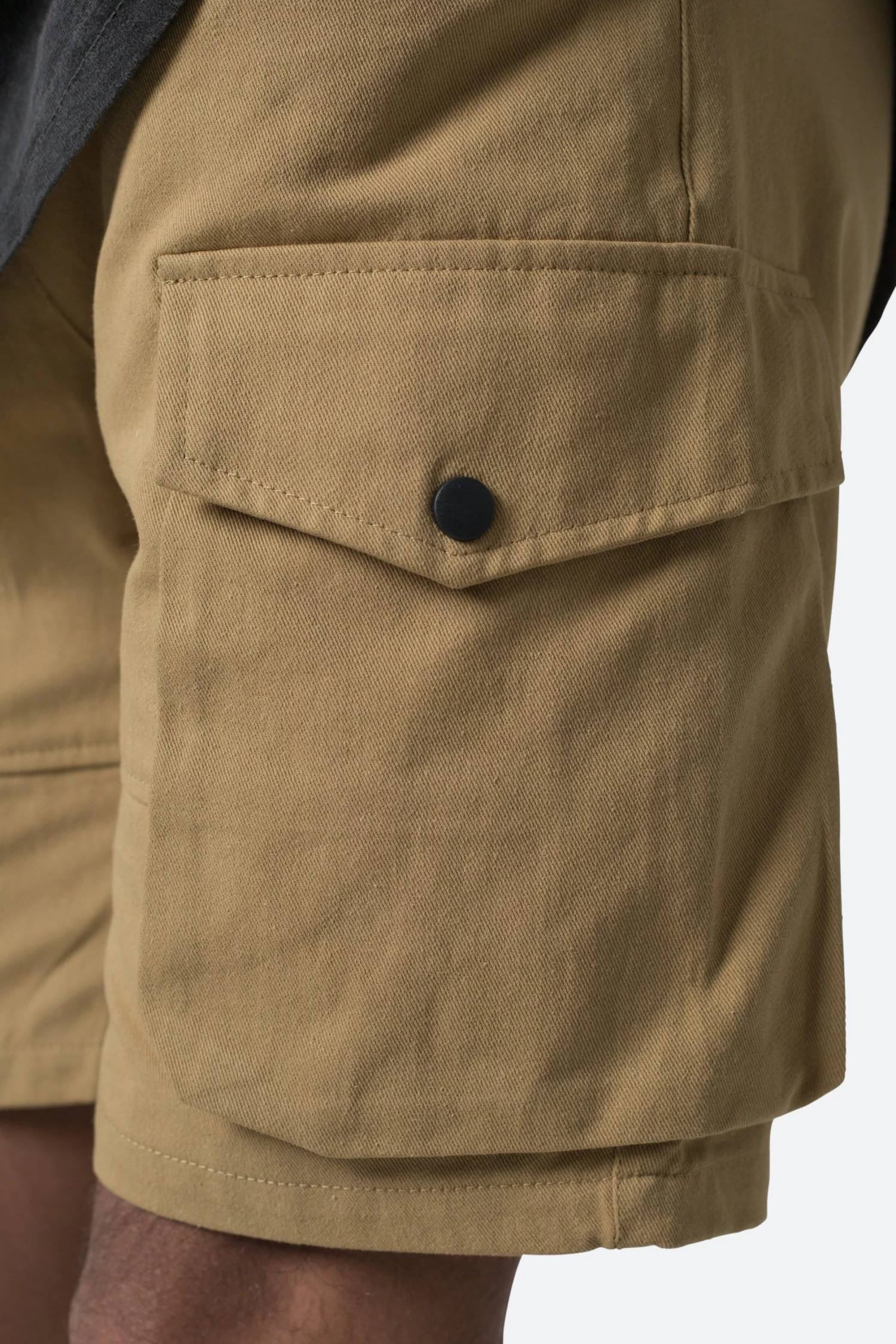 Military Cargo Shorts - Khaki 10 Military Cargo Shorts - Khaki - Image 8