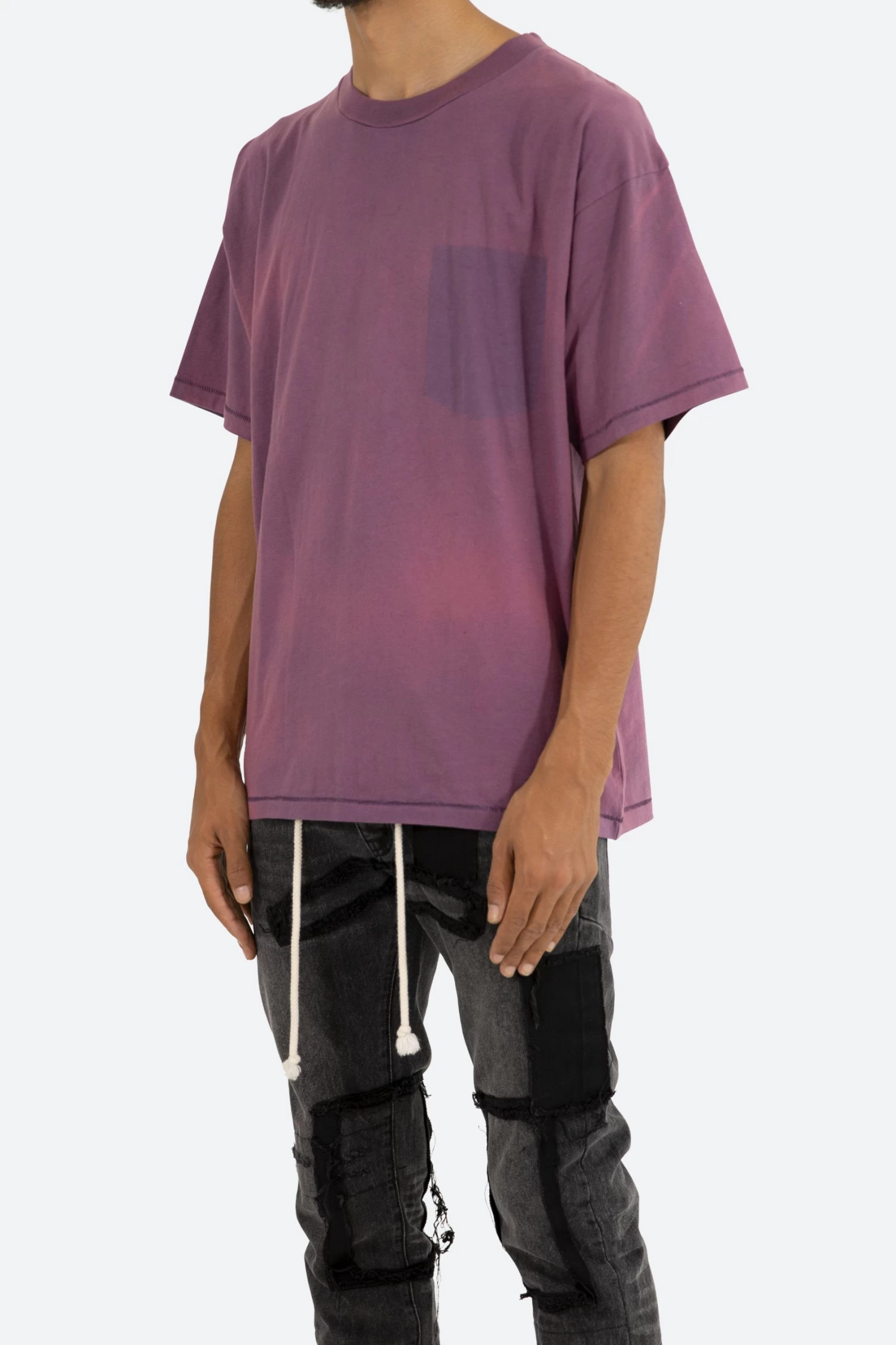 Missing Pocket Tee - Purple 5 Missing Pocket Tee - Purple - Image 3