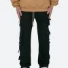 Multi Pocket Cargo Sweatpants - Black