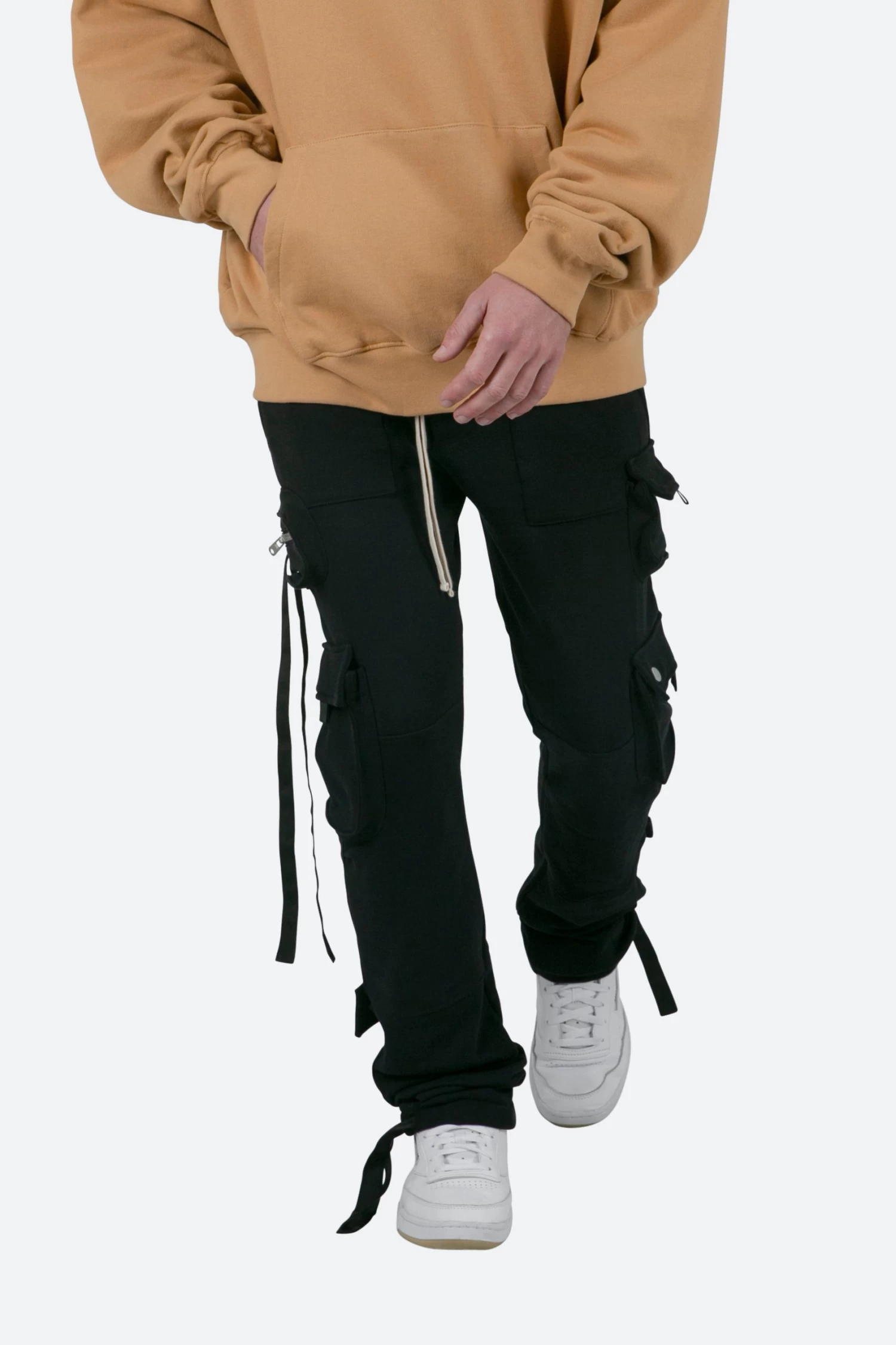 Multi Pocket Cargo Sweatpants - Black 4 Multi Pocket Cargo Sweatpants - Black - Image 2