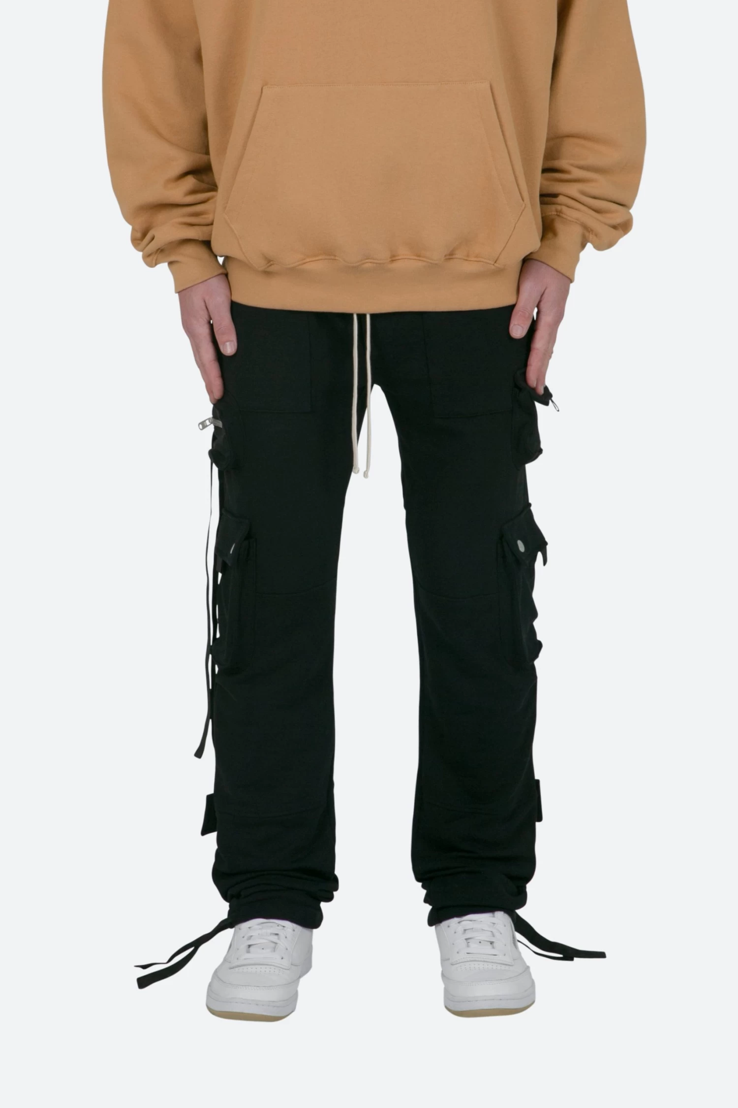 Multi Pocket Cargo Sweatpants - Black 5 Multi Pocket Cargo Sweatpants - Black - Image 3