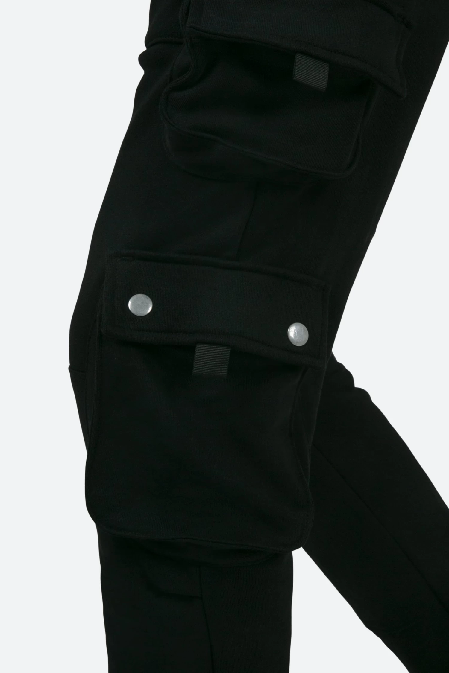 Multi Pocket Cargo Sweatpants - Black 10 Multi Pocket Cargo Sweatpants - Black - Image 8