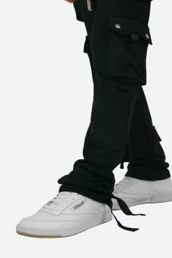 Multi Pocket Cargo Sweatpants - Black 19 Multi Pocket Cargo Sweatpants - Black -clothing Multi Pocket Cargo Sweatpants Black 9