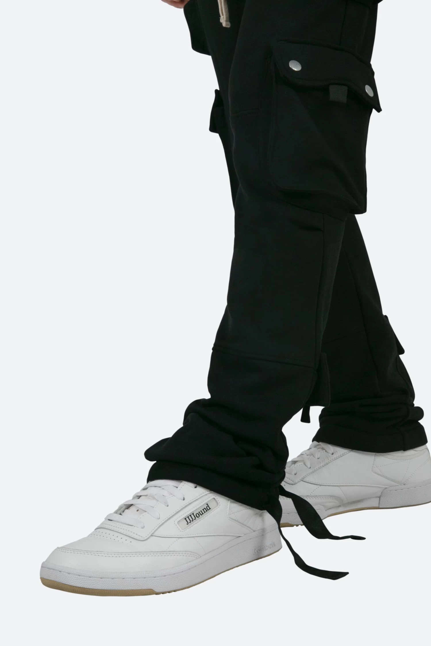 Multi Pocket Cargo Sweatpants - Black 11 Multi Pocket Cargo Sweatpants - Black - Image 9