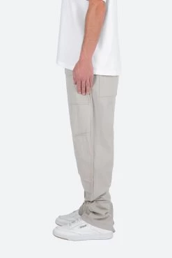 Multi Zip Cargo Pants - Stone -clothing Multi Zip Cargo Pants Stone 4