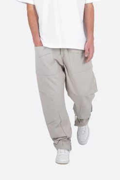 Multi Zip Cargo Pants - Stone -clothing Multi Zip Cargo Pants Stone 6