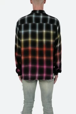 Ombre Flannel Shirt - Multi 14 Ombre Flannel Shirt - Multi -clothing Ombre Flannel Shirt Multi 5